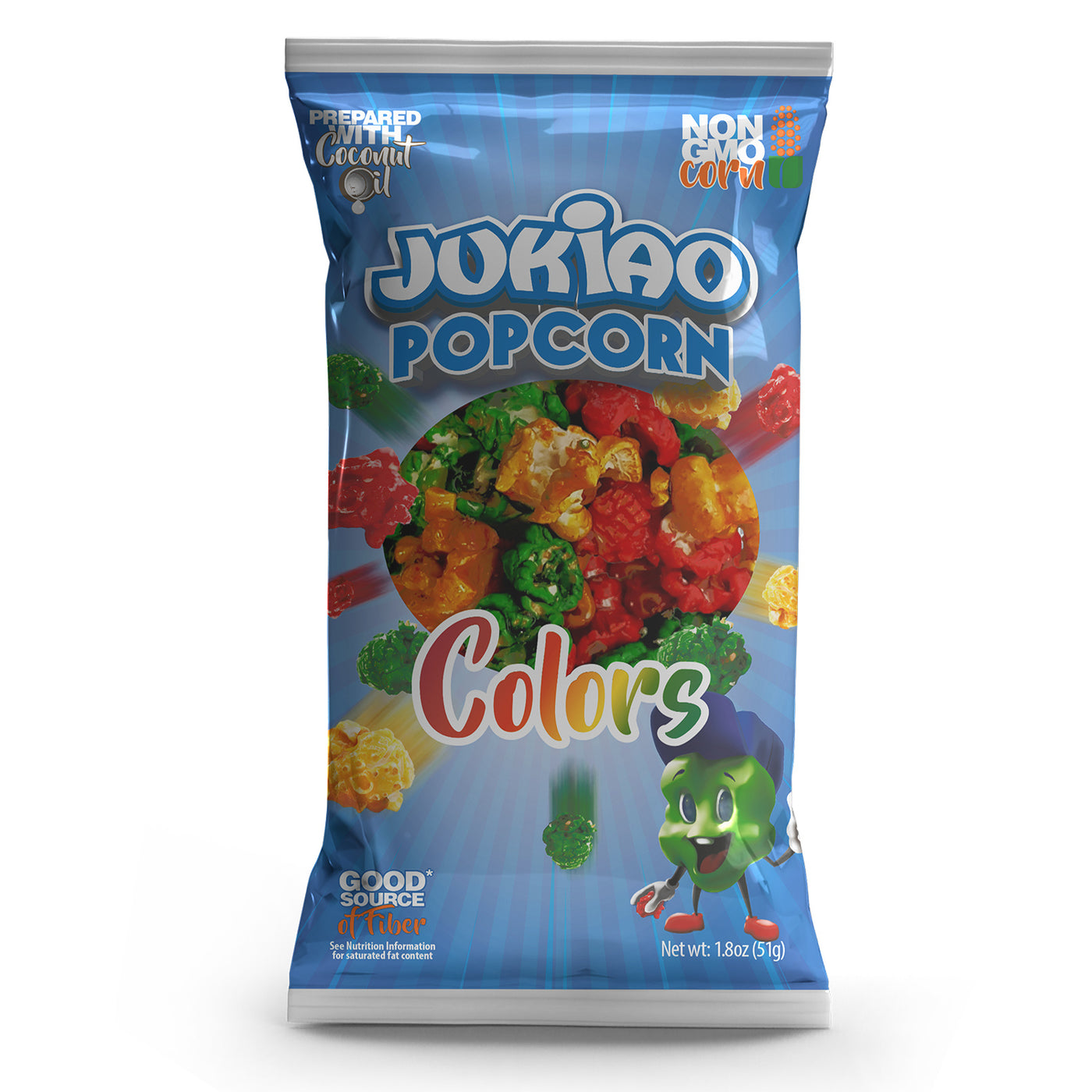 Jukiao PopCorn de Colores 1.8oz