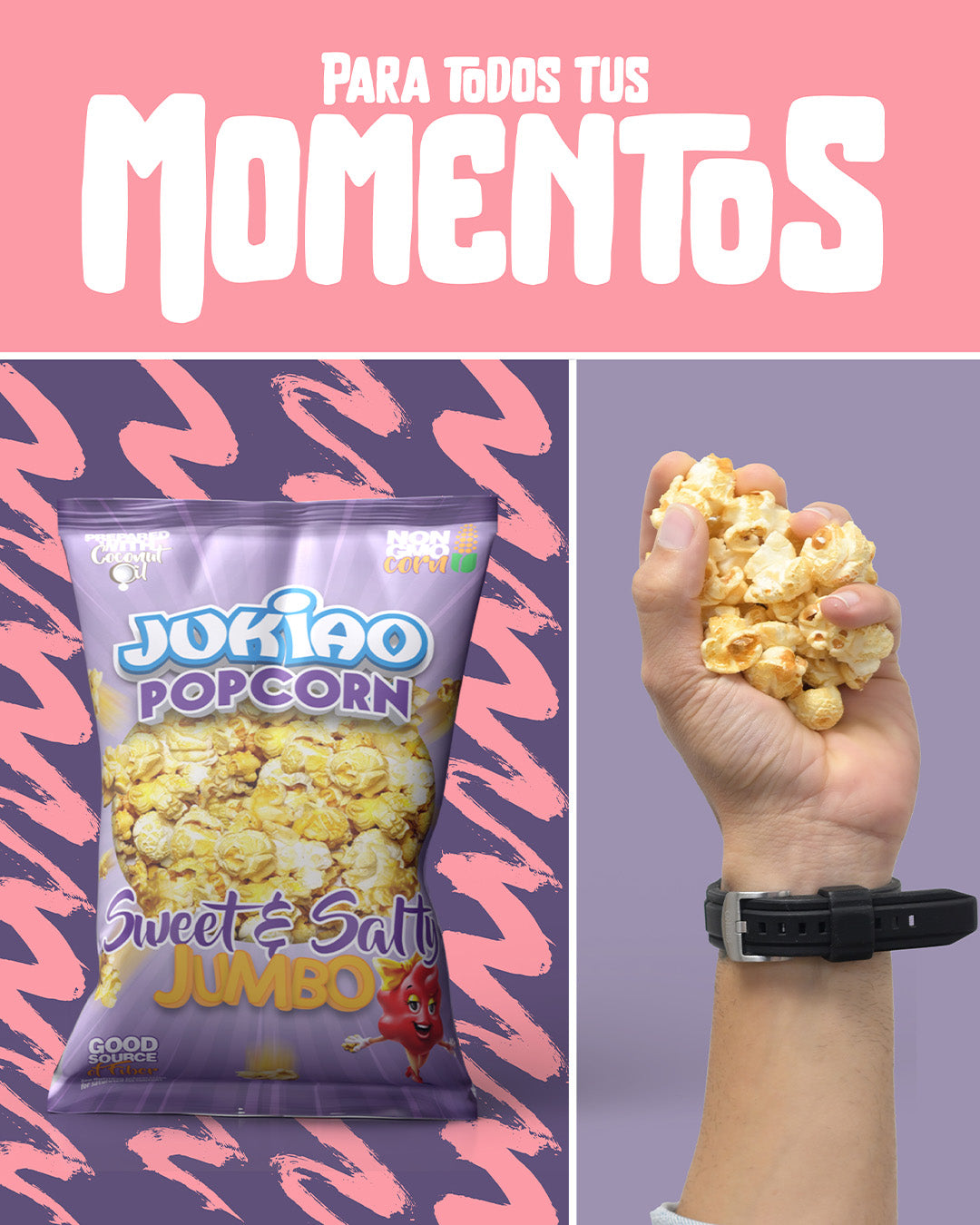 Jukiao Sweet & Salty PopCorn Jumbo